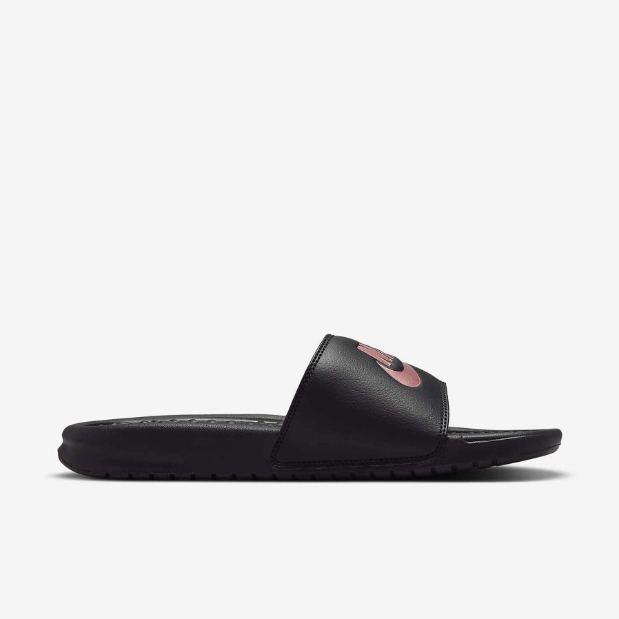 Women Nike Sandals & Slides | Nike Benassi Jdi Black/Rose Gold