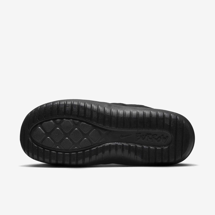 Men Nike Sandals & Slides | Nike Burrow Black/Black/Phantom