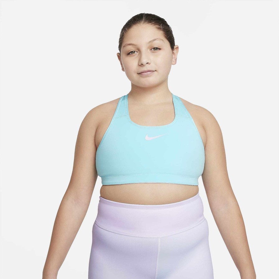 Kids Nike Bras | Nike Dri-Fit Swoosh