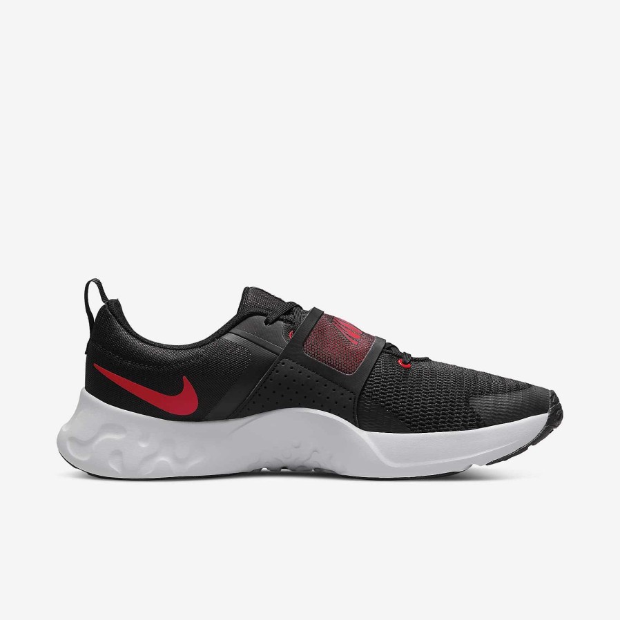 Men Nike Training & Gym | Nike Renew Retaliation 4 Black/Smoke Grey/University Red