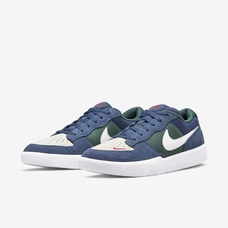 Men Nike Nike Sb | Nike Sb Force 58 Navy/Noble Green/White/Summit White