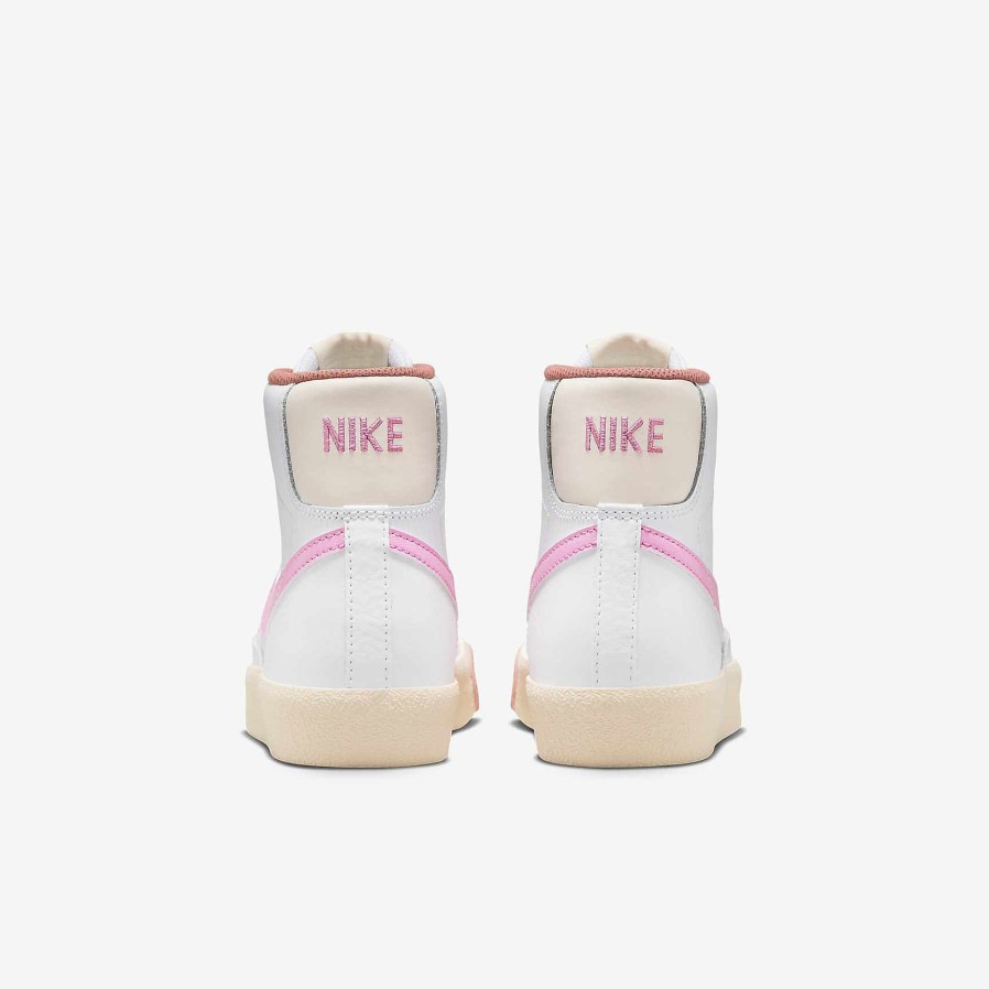 Kids Nike Dunks & Blazers | Nike Blazer Mid '77 White/Guava Ice/Jade Ice/Pink Spell