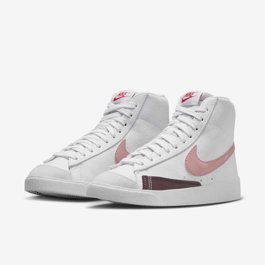 Women Nike Dunks & Blazers | Nike Blazer Mid '77 Next Nature White/Night Maroon/Siren Red/Red Stardust