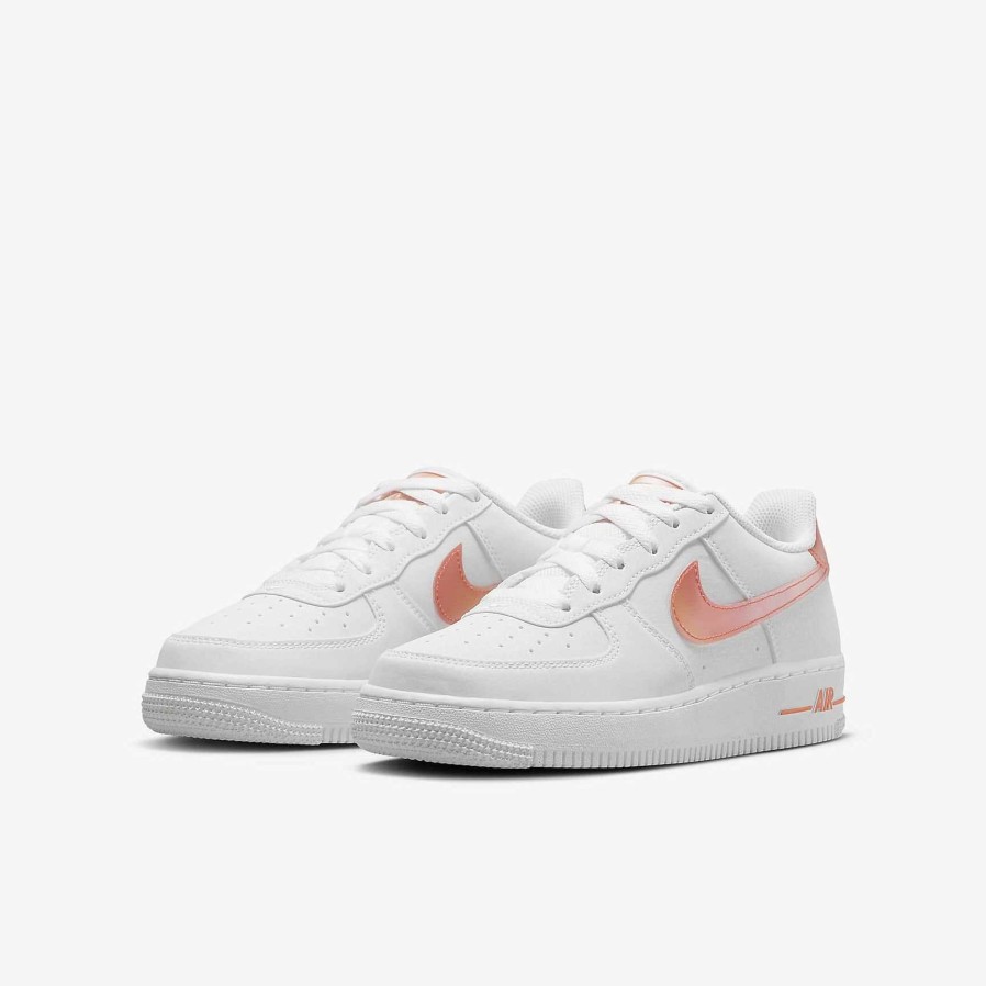 Kids Nike Air Force 1 | Nike Air Force 1 Next Nature White/Safety Orange