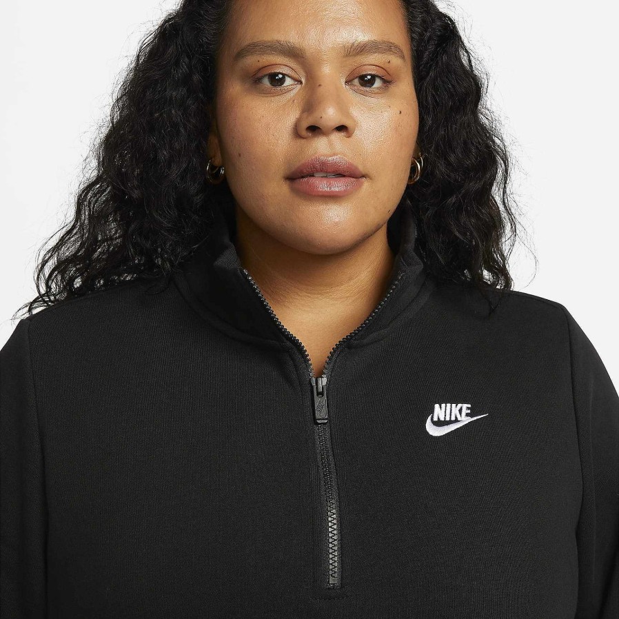 Women Nike Plus Size | Nike Sportswear Club Fleece Black/White