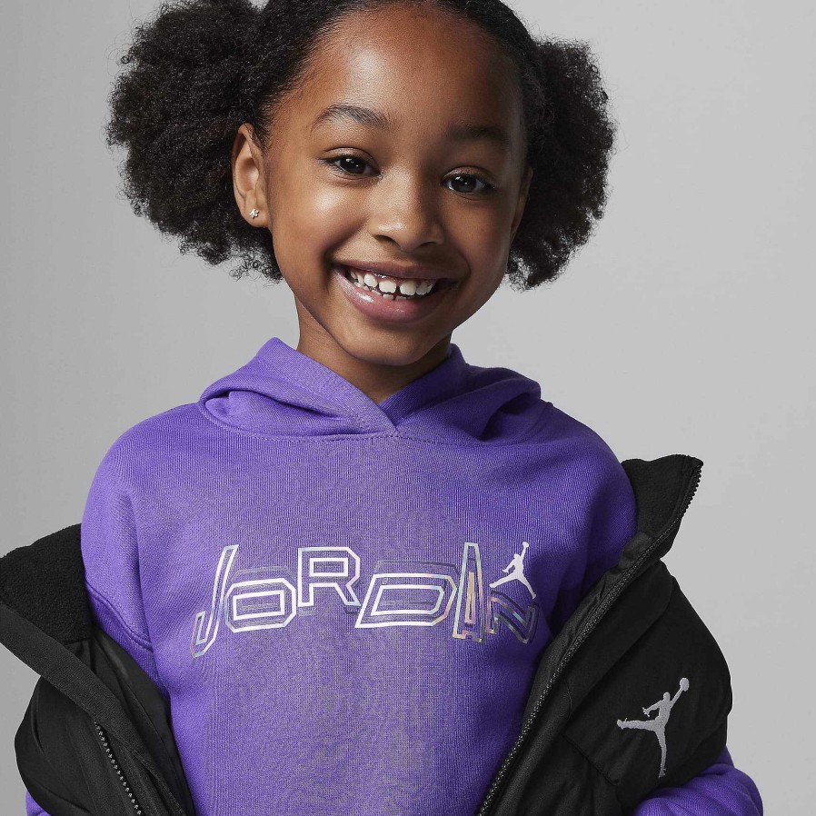 Kids Nike Cyber Monday Clothing | Jordan "Take Flight" Shine Pullover Dress