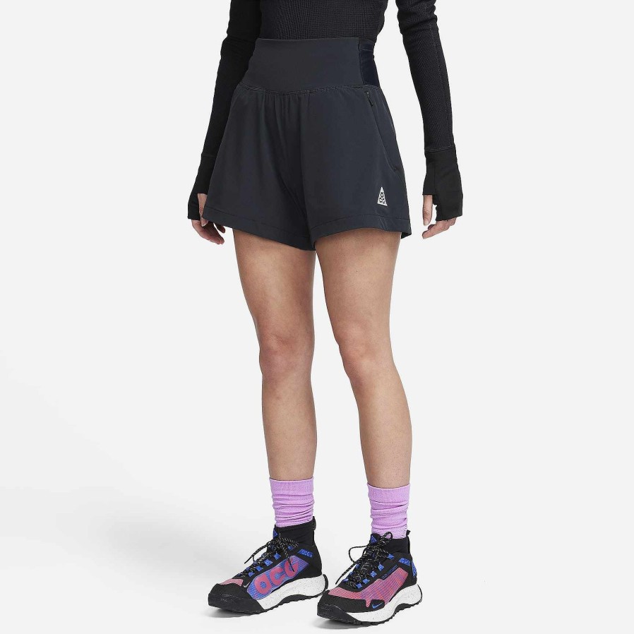 Women Nike Shorts | Nike Acg Dri-Fit "New Sands" Black/Summit White