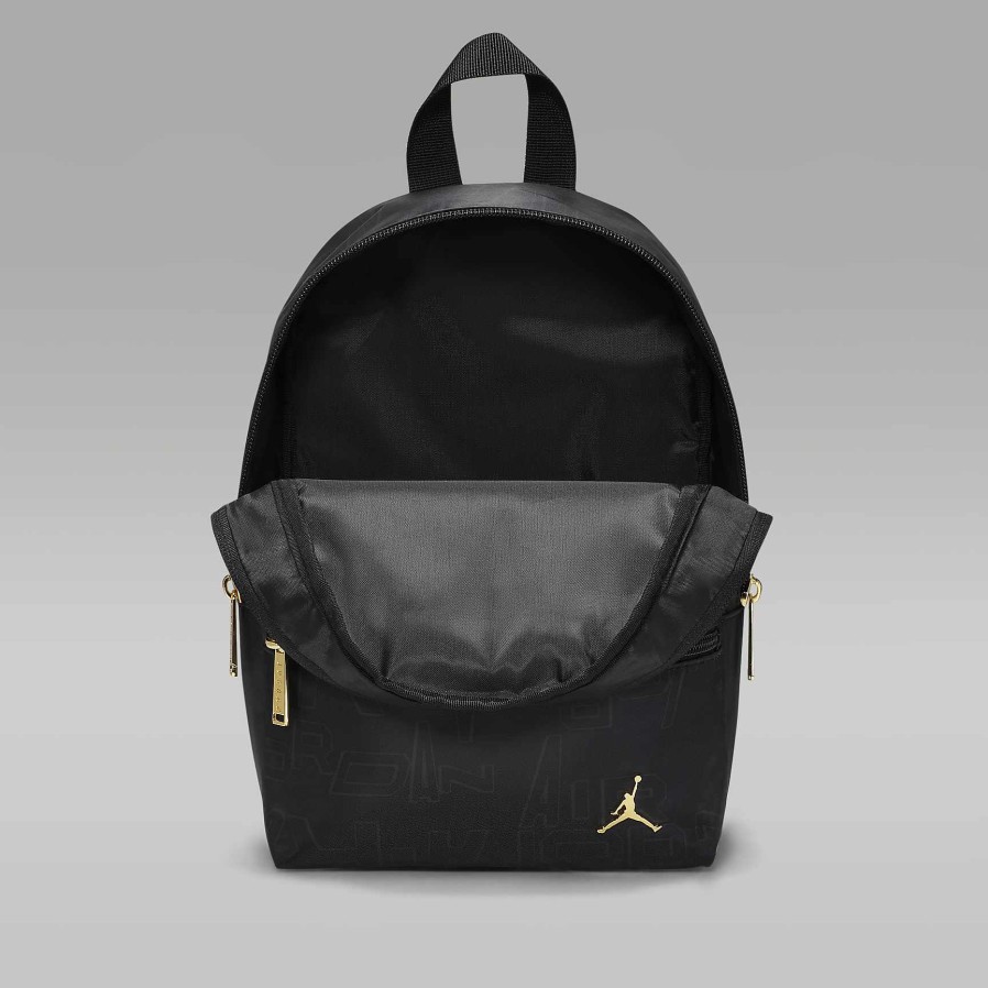 Accessories Nike | Jordan Black And Gold Mini Backpack