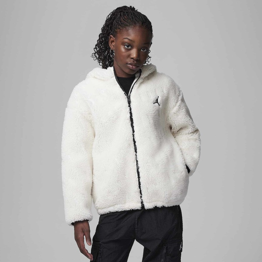 Kids Nike Outerwear & Jackets | Jordan Jacquard Sherpa Jacket