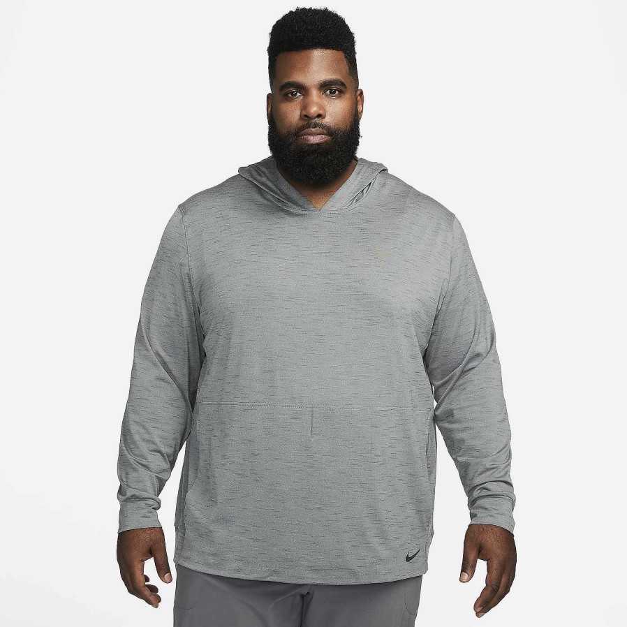 Men Nike Hoodies & Sweatshirts | Nike Yoga Dri-Fit