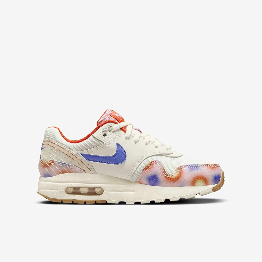 Kids Nike Lifestyle | Nike Air Max 1 Se Sail/Blue Joy/Safety Orange/Football Grey