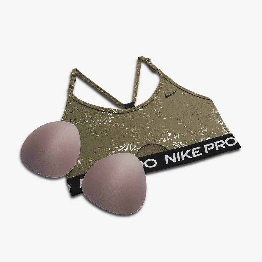 Women Nike Bras | Nike Pro Indy Medium Olive/Medium Olive/Black