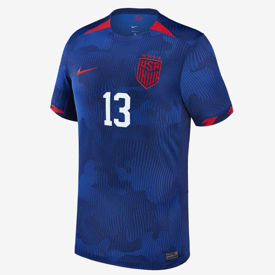 Men Nike Tops & T-Shirts | Alex Morgan Uswnt 2023 Stadium Away