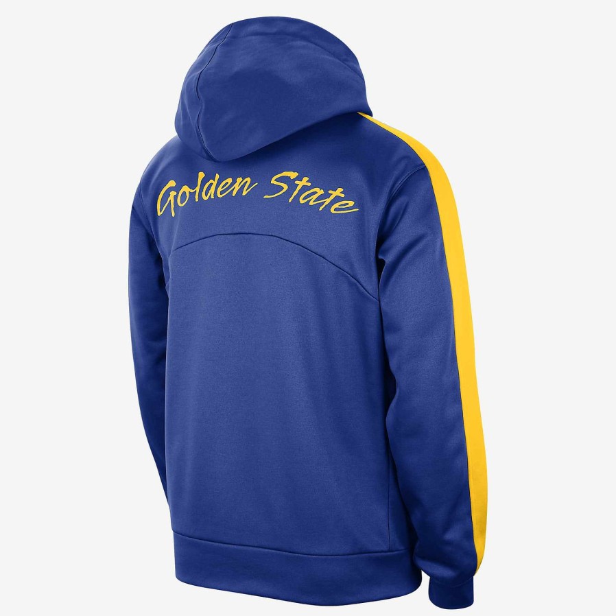 Men Nike Tech Fleece | Golden State Warriors Starting 5 Rush Blue/Amarillo/Amarillo