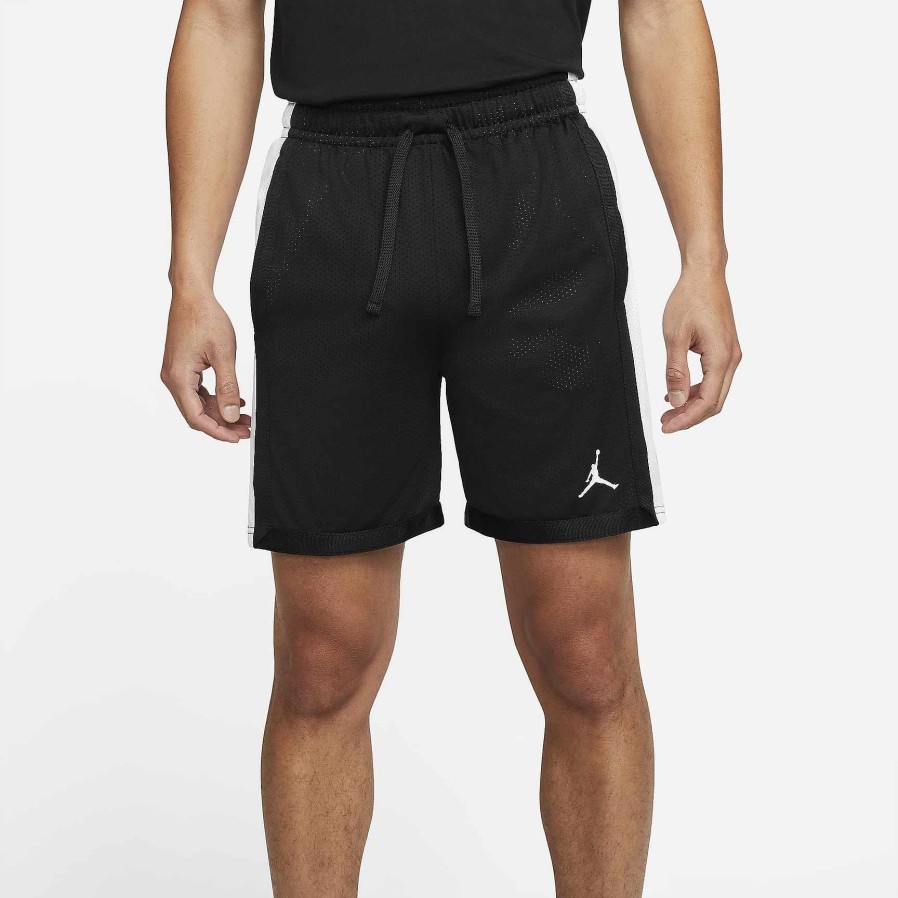 Men Nike Shorts | Jordan Sport Dri-Fit Black/White/White