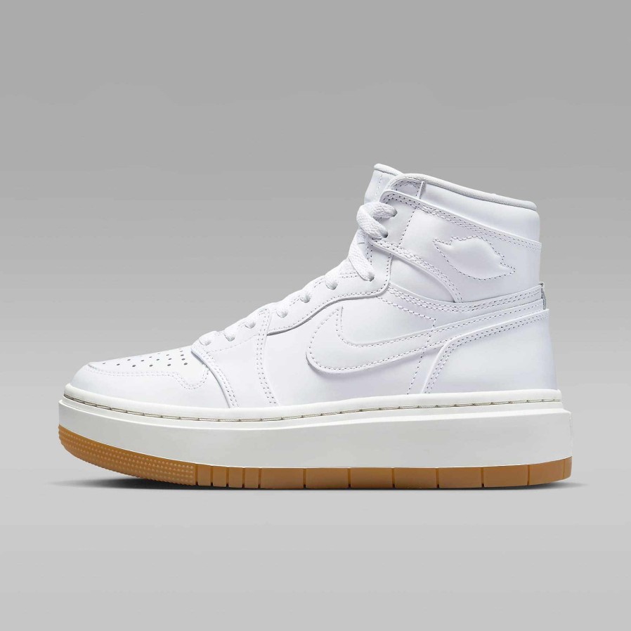 Women Nike Jordan | Air Jordan 1 Elevate High Se White/Sail/Gum Light Brown/White