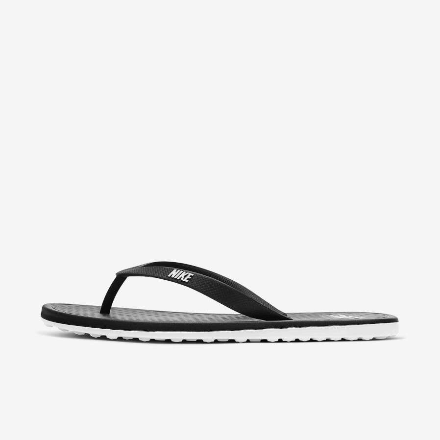 Women Nike Sandals & Slides | Nike On Deck Black/Black/White