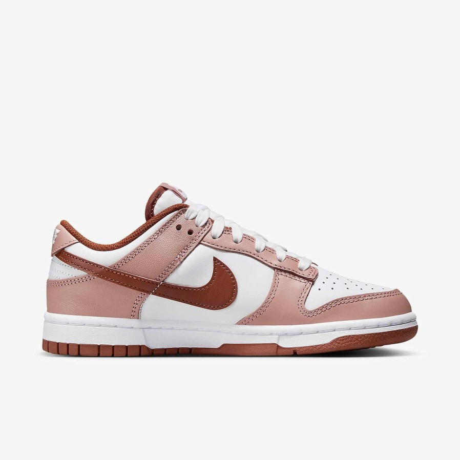 Women Nike Lifestyle | Nike Dunk Low Red Stardust/White/Rugged Orange