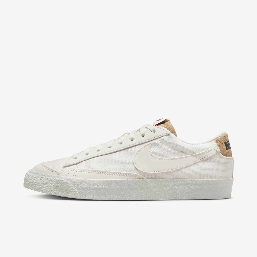 Men Nike Dunks & Blazers | Nike Blazer Low '77 Premium Phantom/Light Bone/Black/Phantom